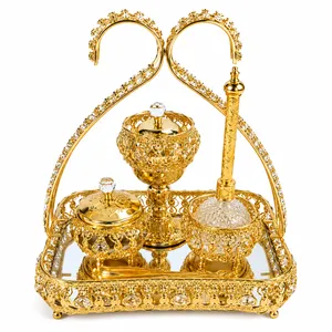 Arabian bakhoor and perfume burner set