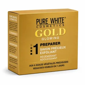 Pure White Gold Glowing Exfoliating Softening Soap