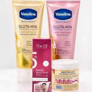Vaseline Gluta Hya Lotion Bundle The Elf Serum Abutin 3C3 Cream Skin Care Set