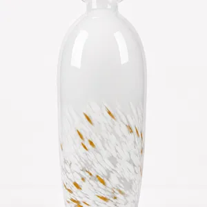 hand-blown art glass vase