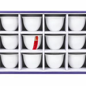 Coffee cups white set of 12