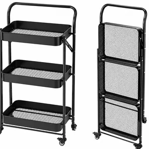 3-tier rolling utility cart