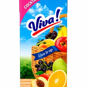 Viva Cocktail Mixed Fruit Juice Drink 1 Litre Carton x 12