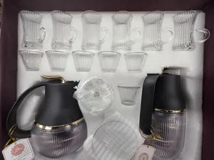 Thermos+ Set with Cups Black Gold? 36 Pcs