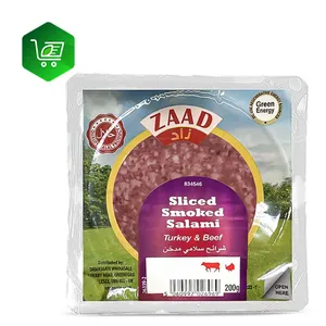 Sliced Smoked Salami Turkey and Beef