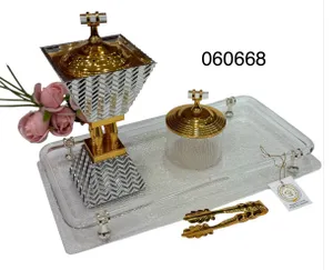 Tray1 with Incense Burner 4 pieces