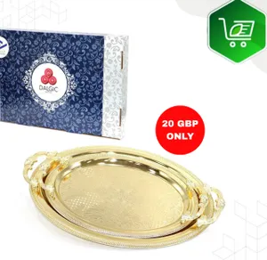 طقم طوفرية استيل بيضاوي 2 حبة