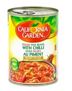 California Garden Foul Peeled With Chilli 400g