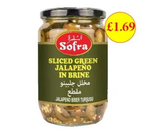 Sofra Pickles Green Jalapeno 690g