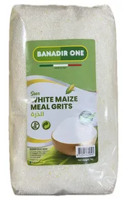 Banadir One White Maize Meal Grits 1kg