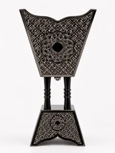 black resin bakhoor incense burner