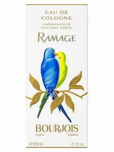 Bourjois Ramage Eau de Cologne Fragrance Made in France Vintage Style Tin