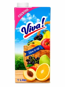 Viva Cocktail Mixed Fruit Juice Drink 1 Litre Carton x 12